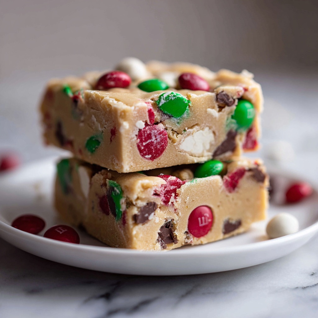 Christmas Cookie Bars Recipe - Recipe Image