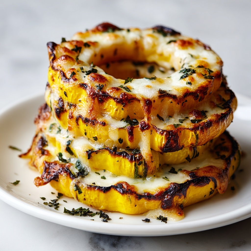 Baked Parmesan Yellow Squash Rounds Recipe - Recipe Image