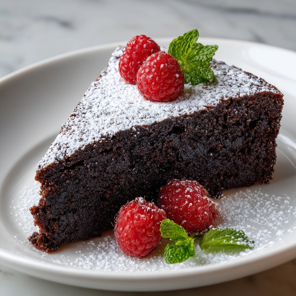 Kladdkaka (Swedish Sticky Chocolate Cake) Recipe - Recipe Image