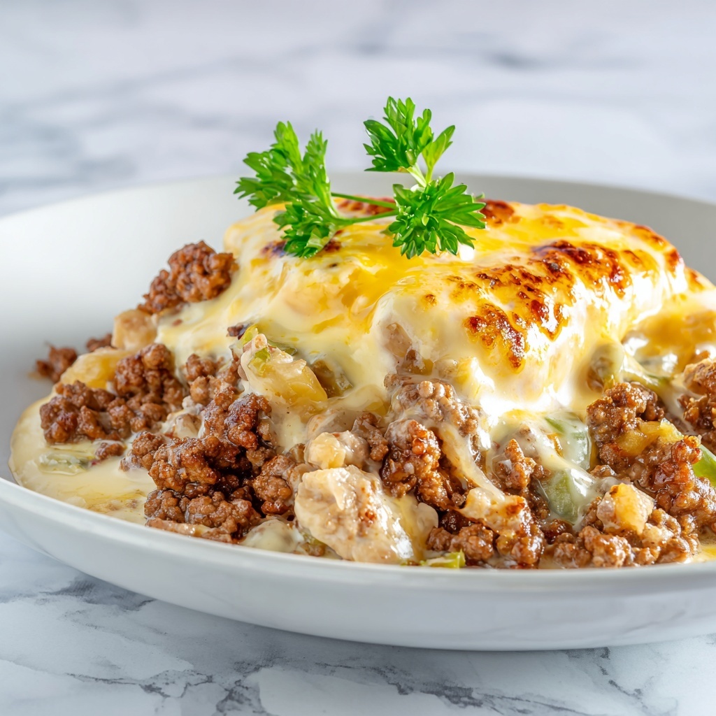 Creamed Cabbage and Ground Beef Casserole Recipe - Recipe Image