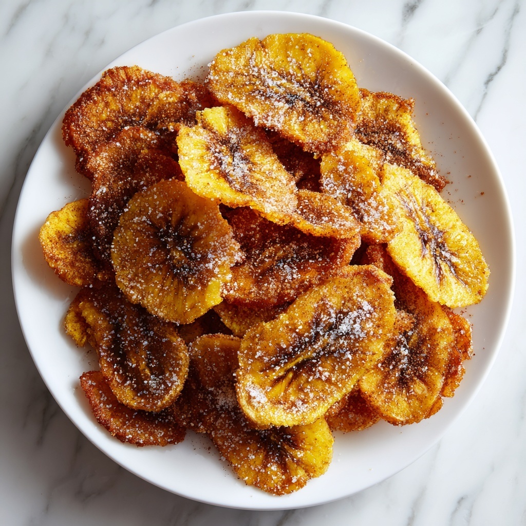 Cinnamon-Sugar Air Fryer Banana Chips: Sweet Snack Recipe - Recipe Image