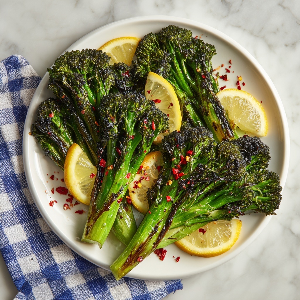 Grilled Lemon Pepper Broccoli Recipe - Recipe Image