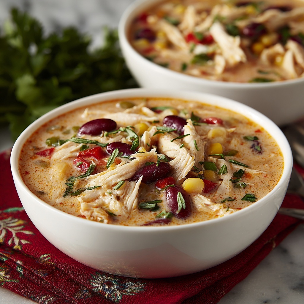 Cajun White Chicken Chili Recipe - Recipe Image