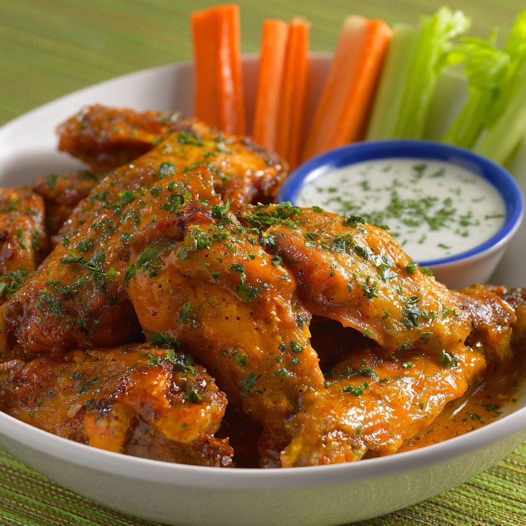 Air Fryer Buffalo Chicken Wings Recipe - Recipe Image