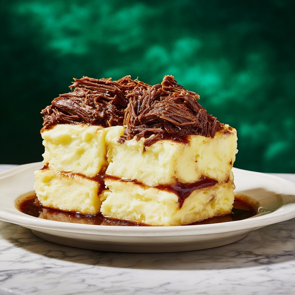 Slow Cooker BBQ Pot Roast over Cheddar Ranch Grits Recipe - Recipe Image