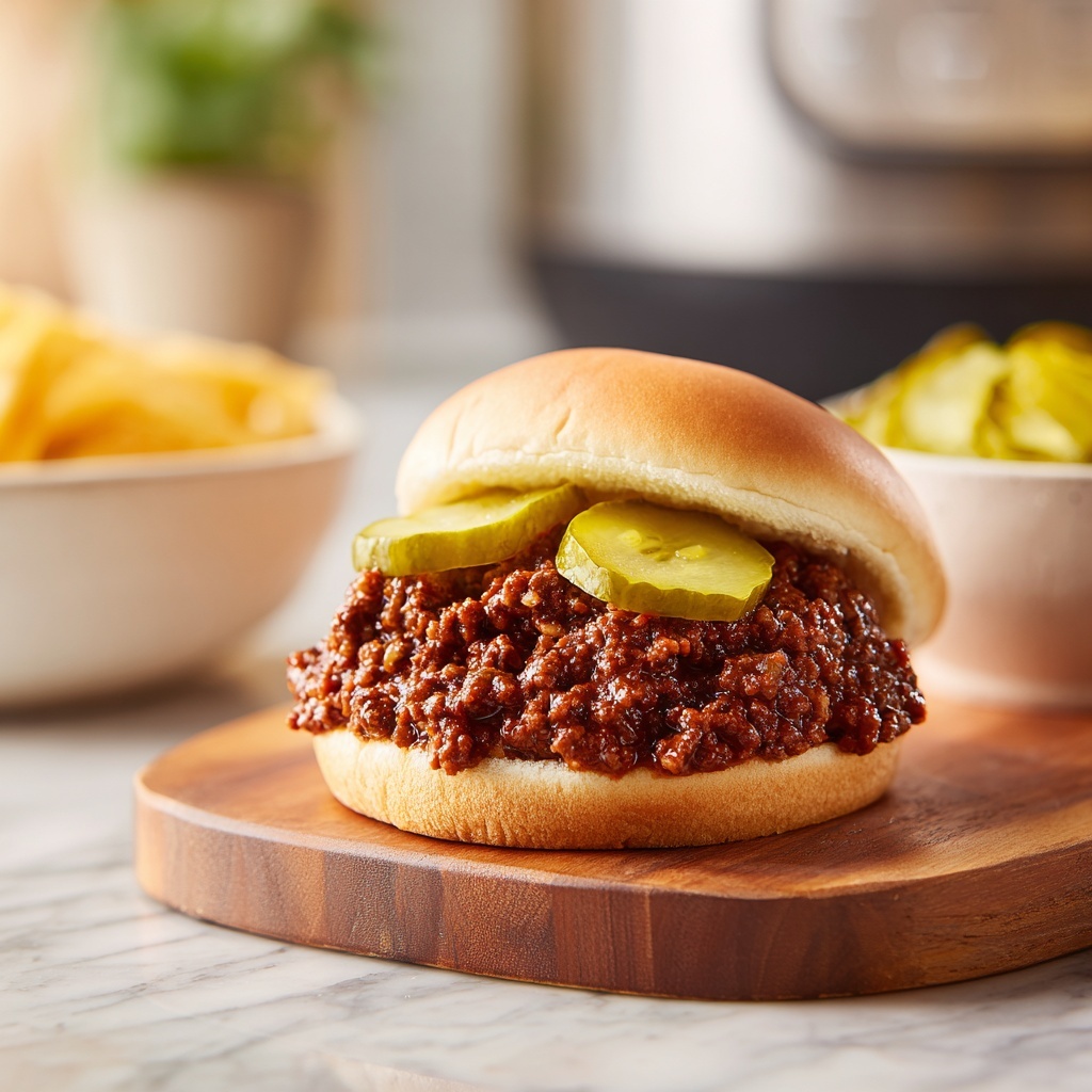 Instant Pot Sloppy Joes Recipe - Recipe Image