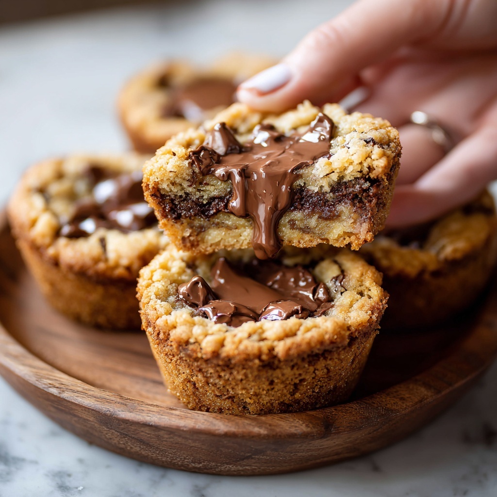 Fudge Filled Chocolate Chip Cookie Cups Recipe - Recipe Image