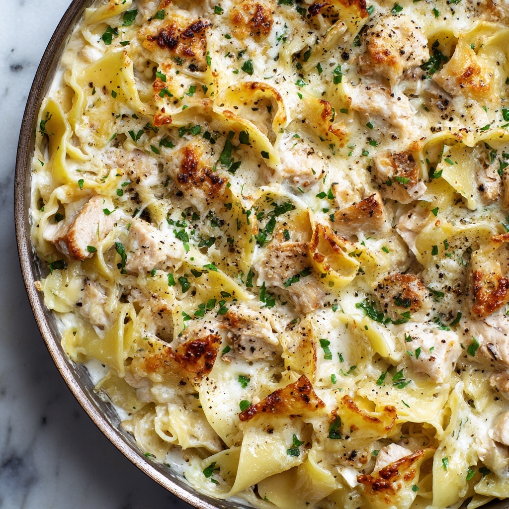 Cheese Chicken Alfredo Bake Recipe - Recipe Image