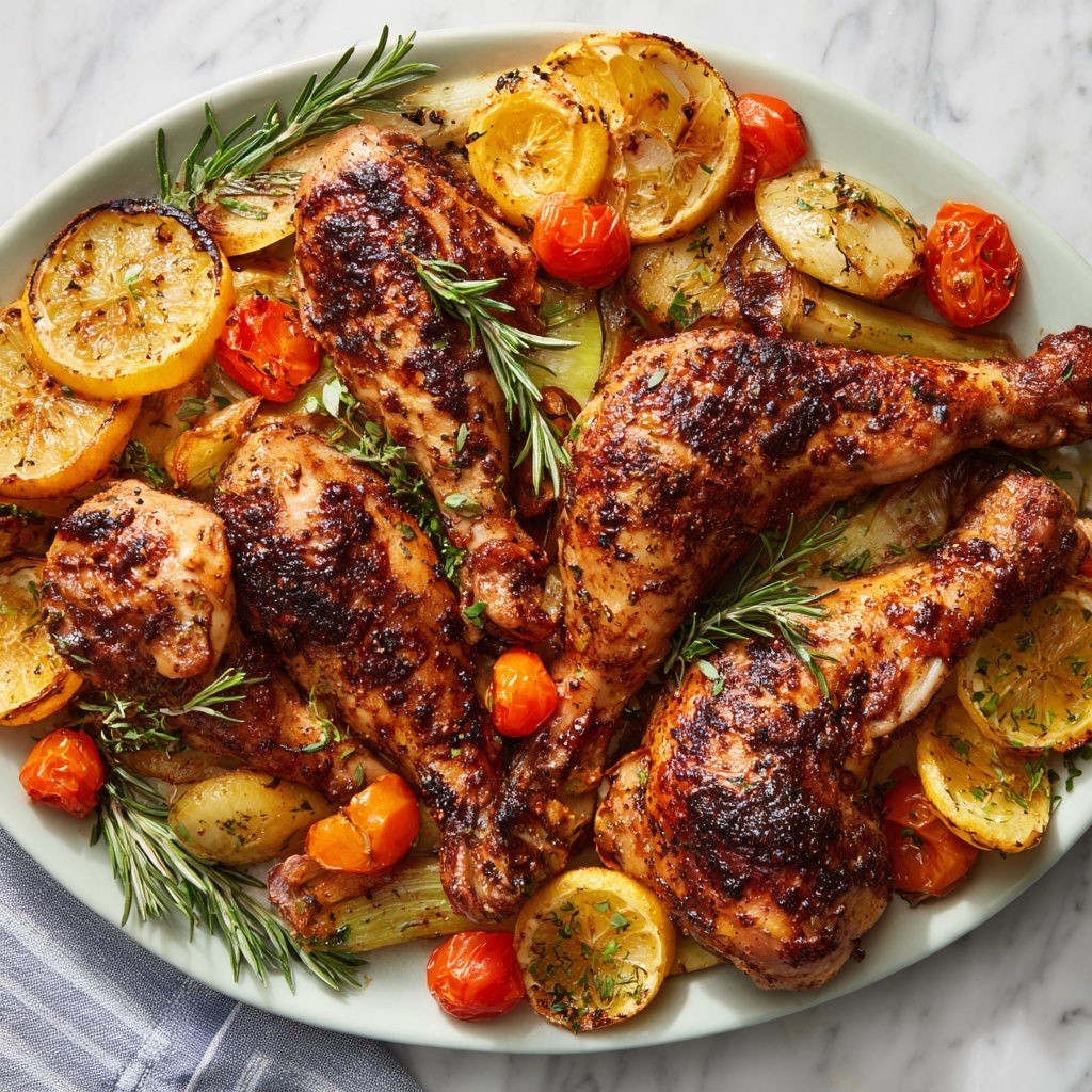 Clementine Roast Chicken with Fennel and Honey Recipe - Recipe Image
