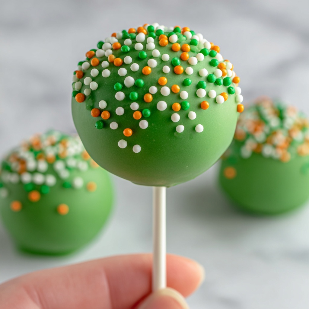 St. Patrick’s Day Cake Pops Recipe - Recipe Image