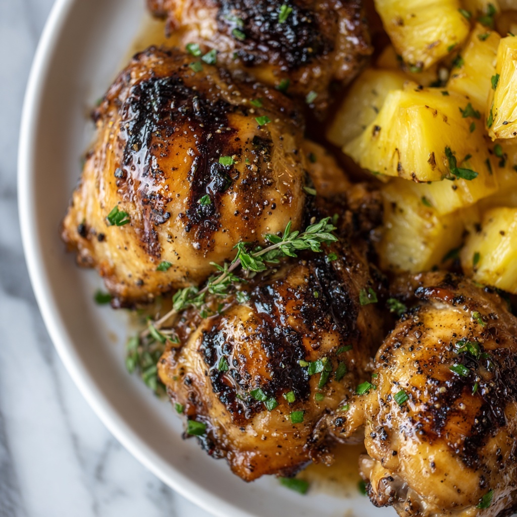Spicy Pineapple Brown Sugar Chicken Recipe - Recipe Image