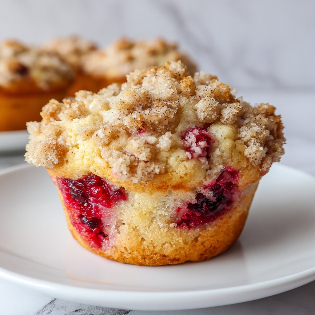 Cherry Cobbler Muffins Recipe - Recipe Image