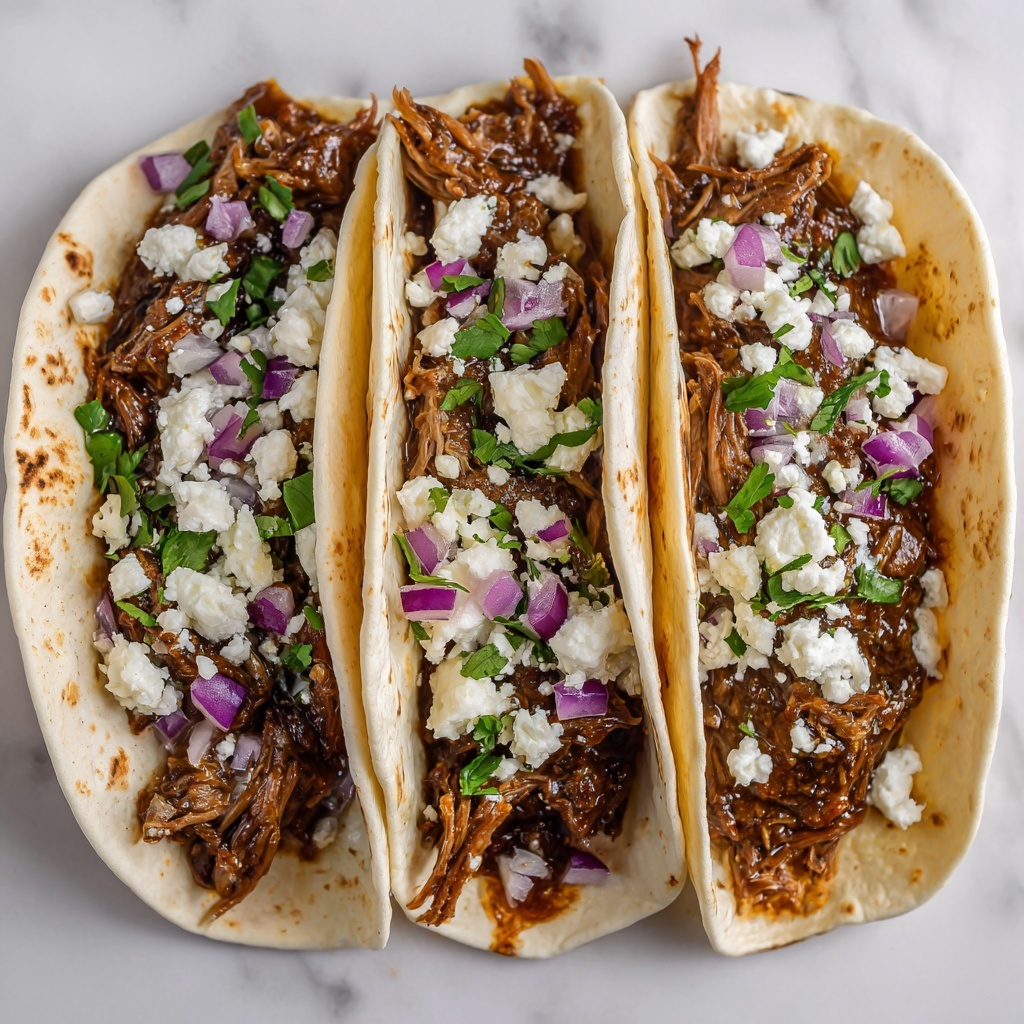 Slow Cooker BBQ Beef Brisket Tacos Recipe - Recipe Image