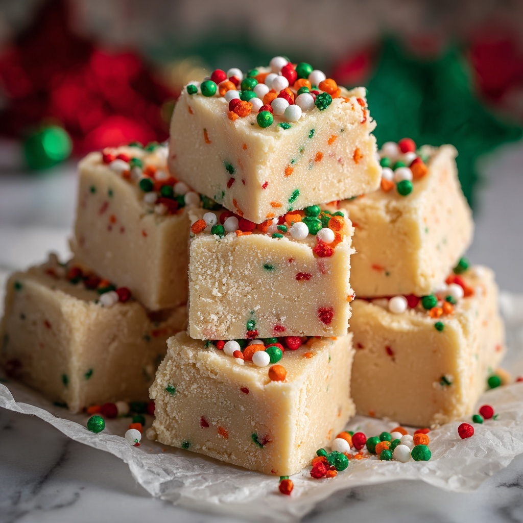 Christmas Shortbread Sugar Cookie Bites Recipe - Recipe Image