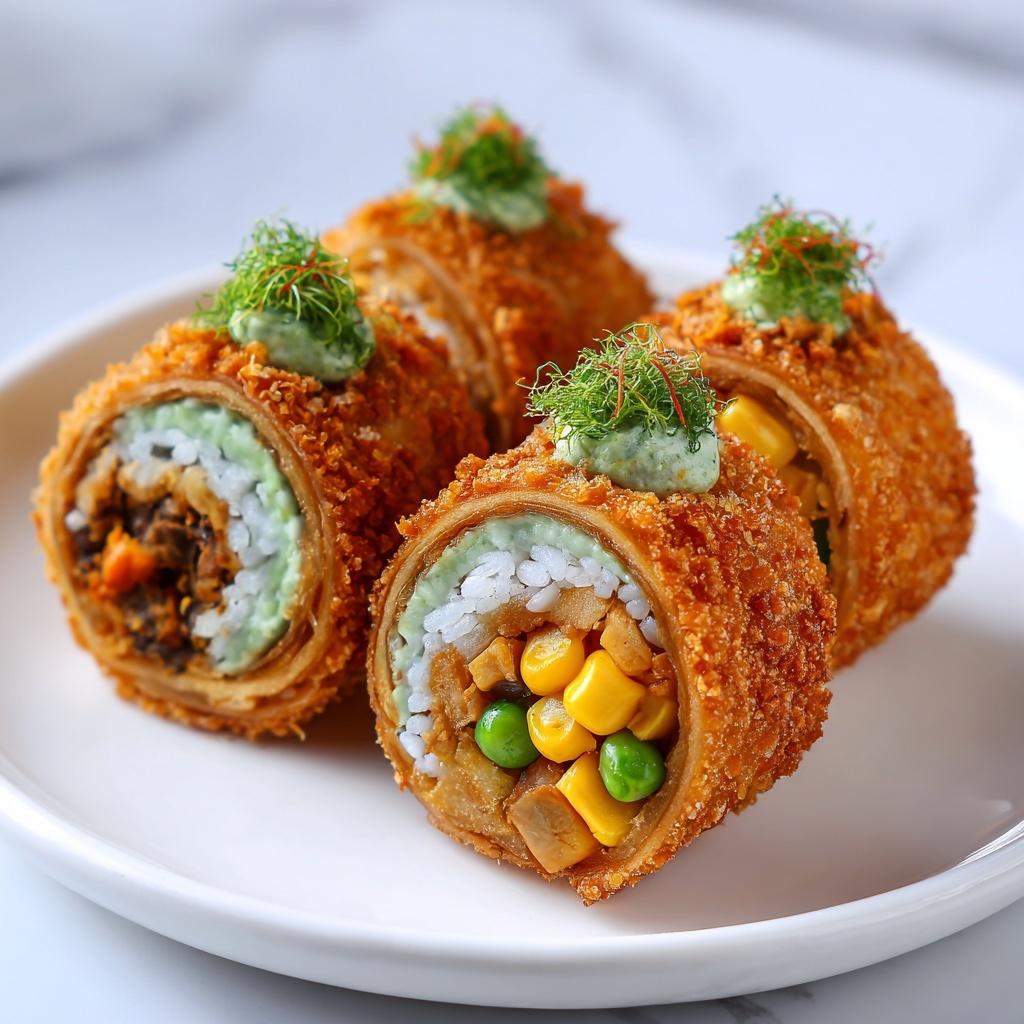 Crispy Elote Egg Rolls Recipe - Recipe Image