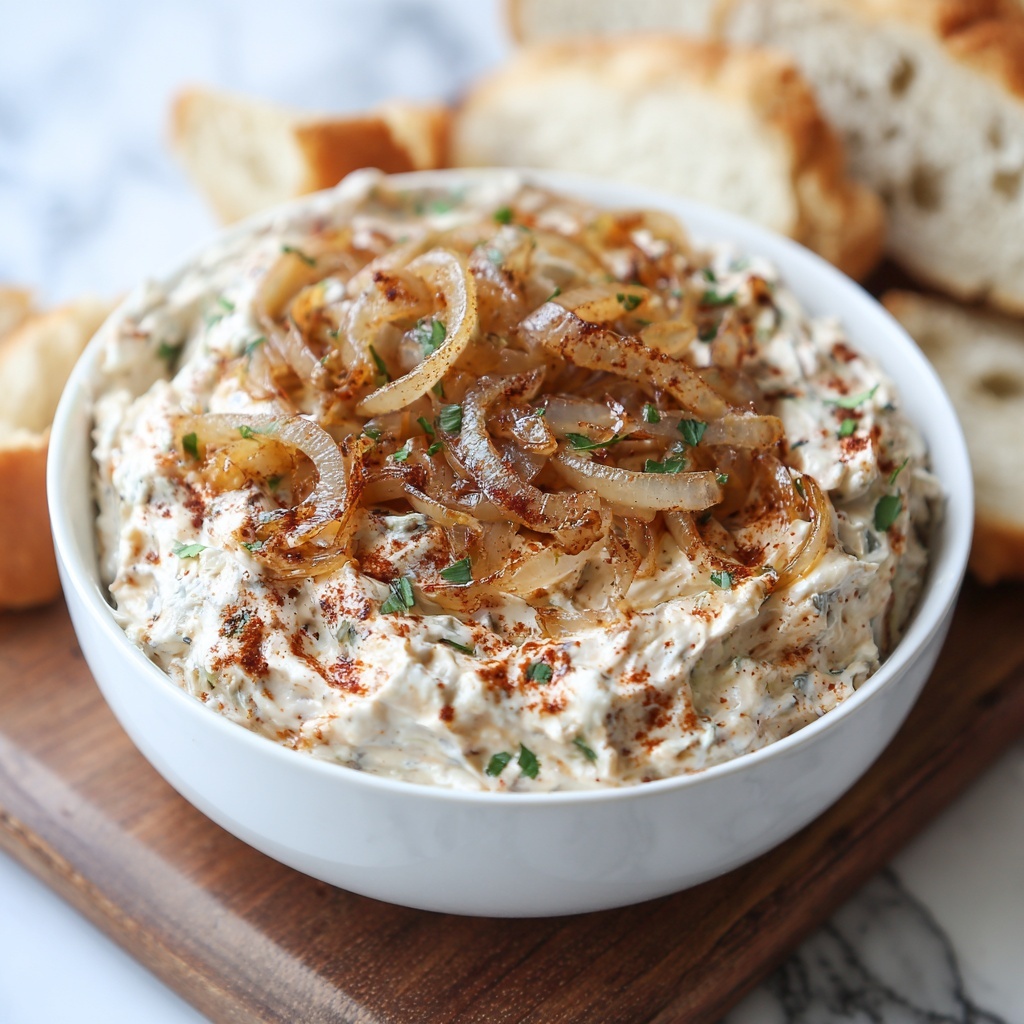 Homemade French Onion Dip Recipe - Recipe Image