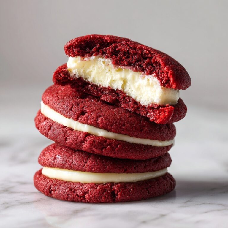 Red Velvet Cheesecake Stuffed Cookies Recipe