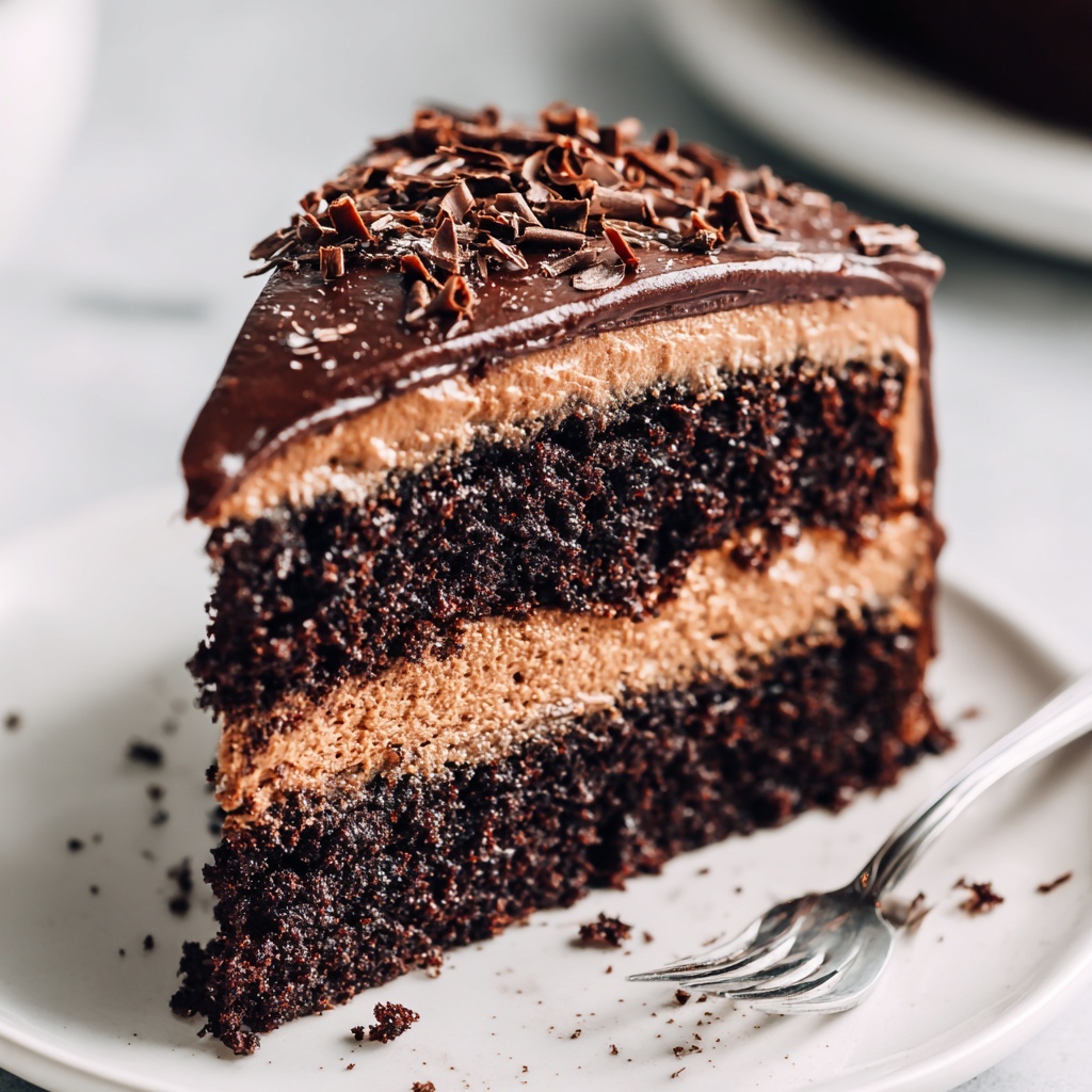 Chocolate Fudge Layered Cake Recipe - Recipe Image