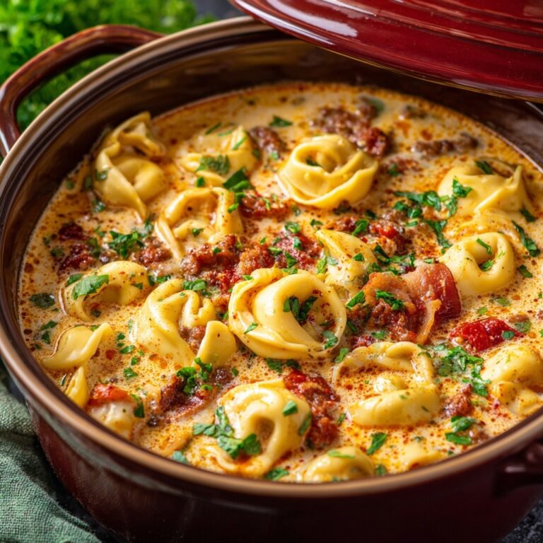Slow Cooker Creamy Tortellini Soup Recipe