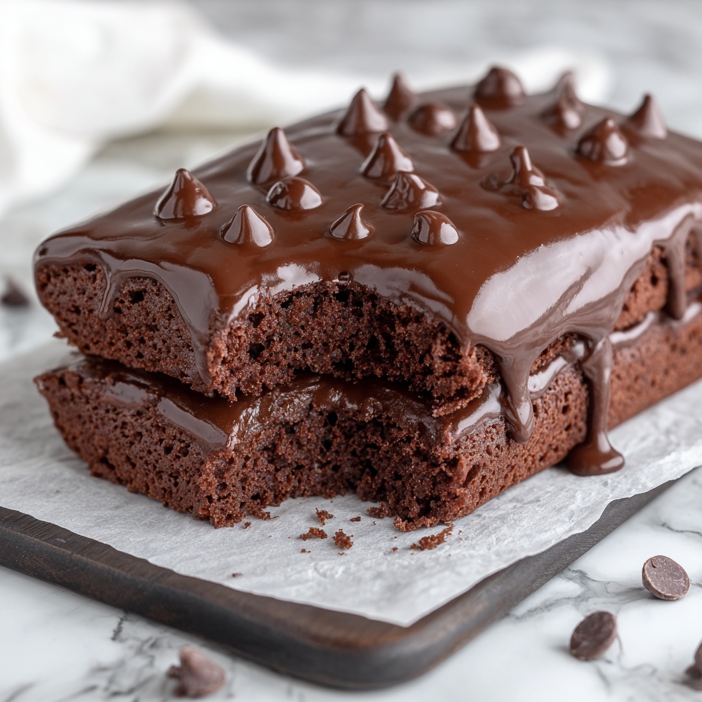 Hot Fudge Brownie Bread Recipe - Recipe Image