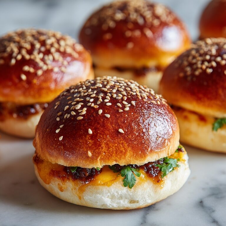 Garlic Parmesan Cheeseburger Bombs Recipe