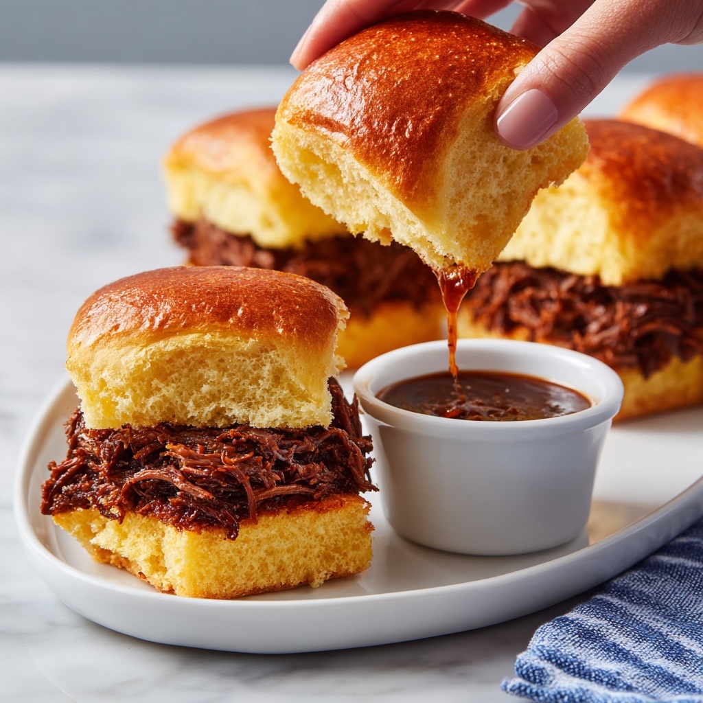 Crock Pot French Dip Sandwiches Recipe - Recipe Image