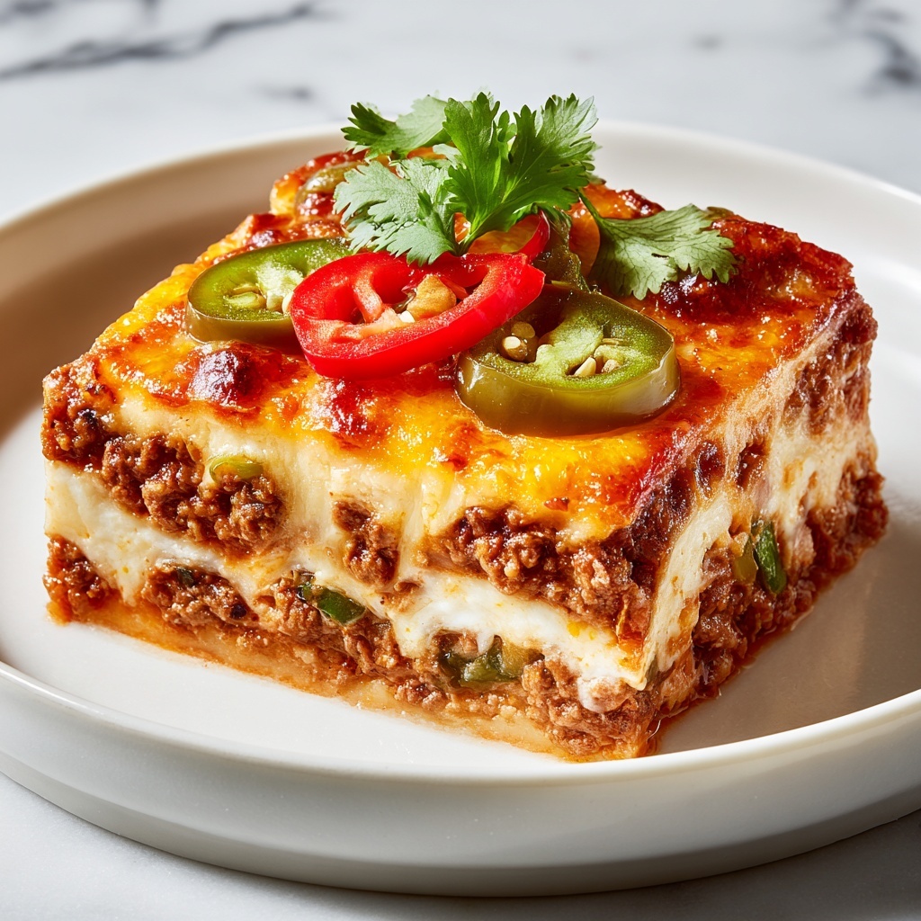 Cheesy Chicken Fajita Casserole Recipe - Recipe Image