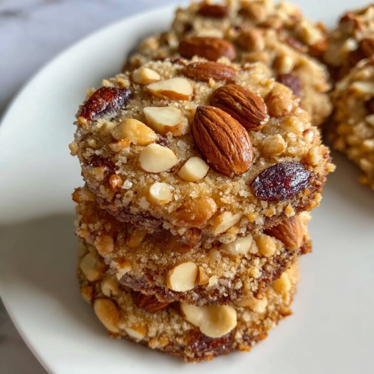 Easy No-Flour Nutty Cookies Recipe
