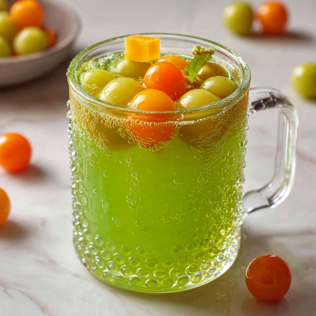 Festive Lime Sherbet Punch Recipe - Recipe Image