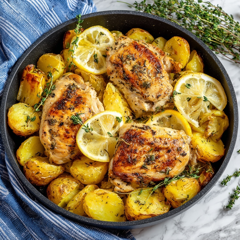 Greek Lemon Chicken & Potatoes Recipe - Recipe Image