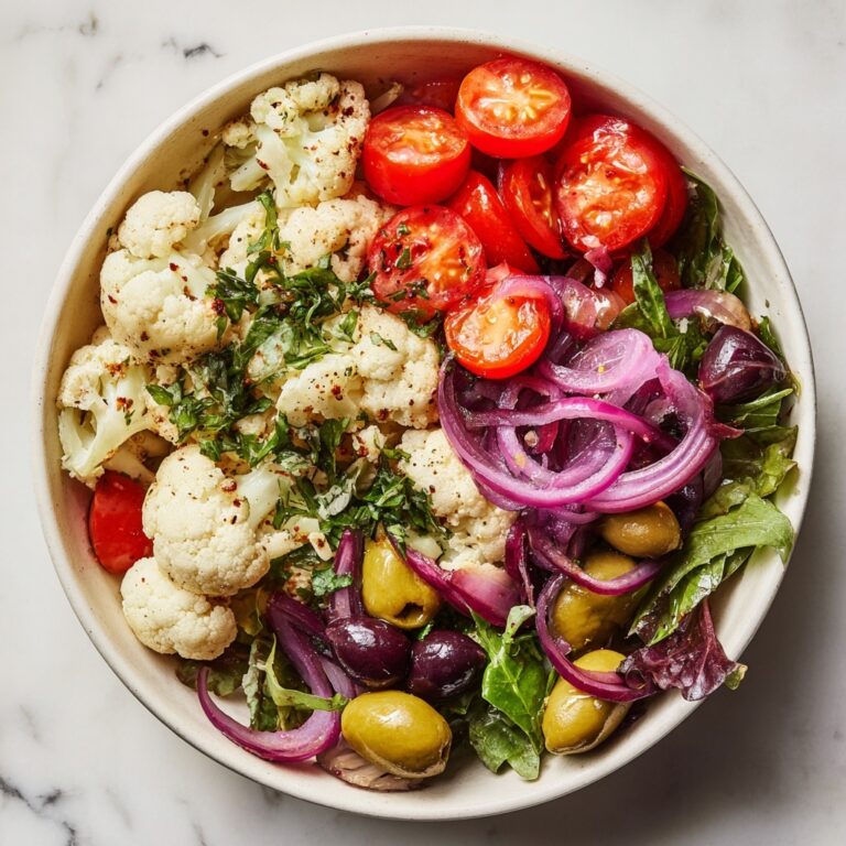 Sicilian Cauliflower Salad Recipe