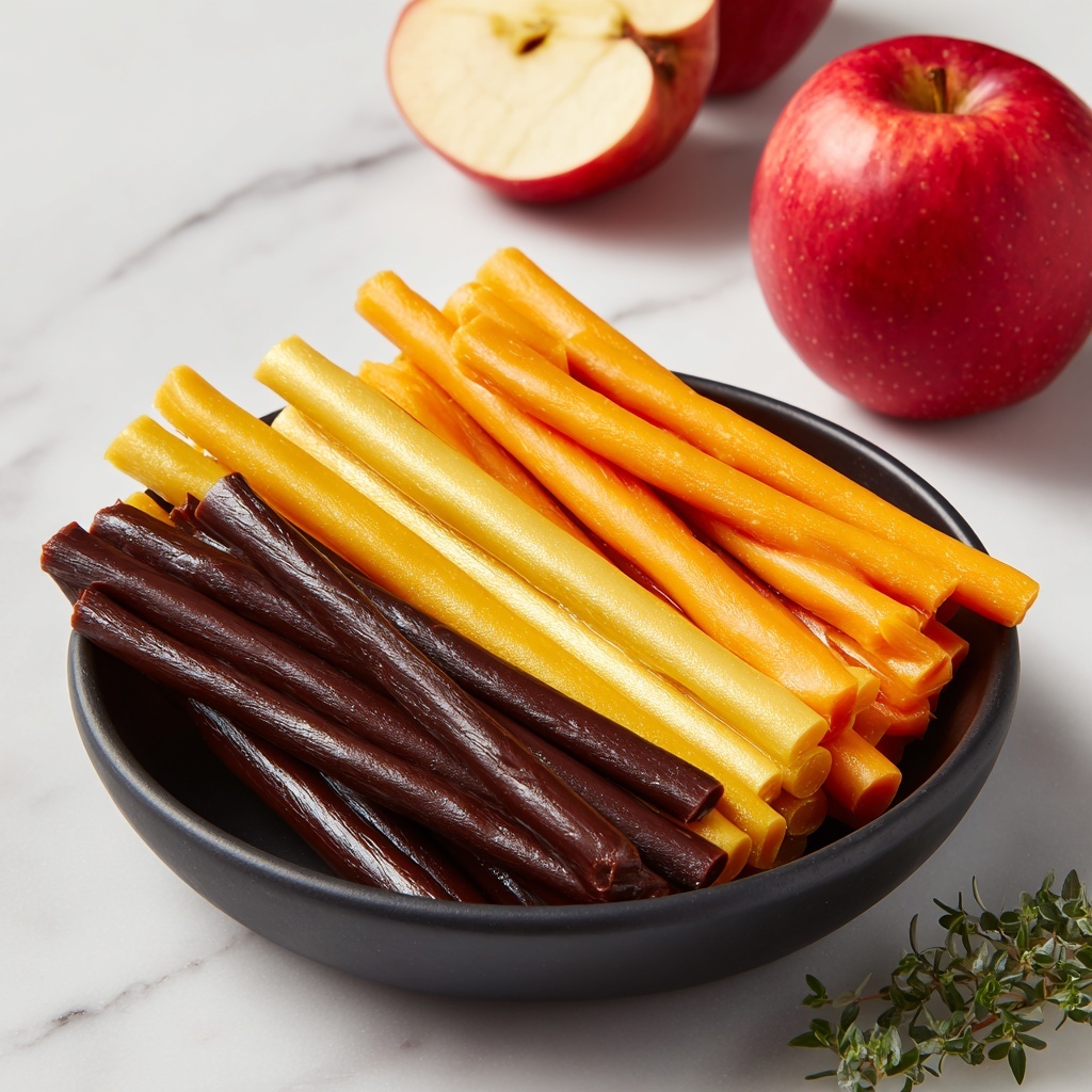 Apple & Carrot Chew Sticks for Dogs Recipe - Recipe Image