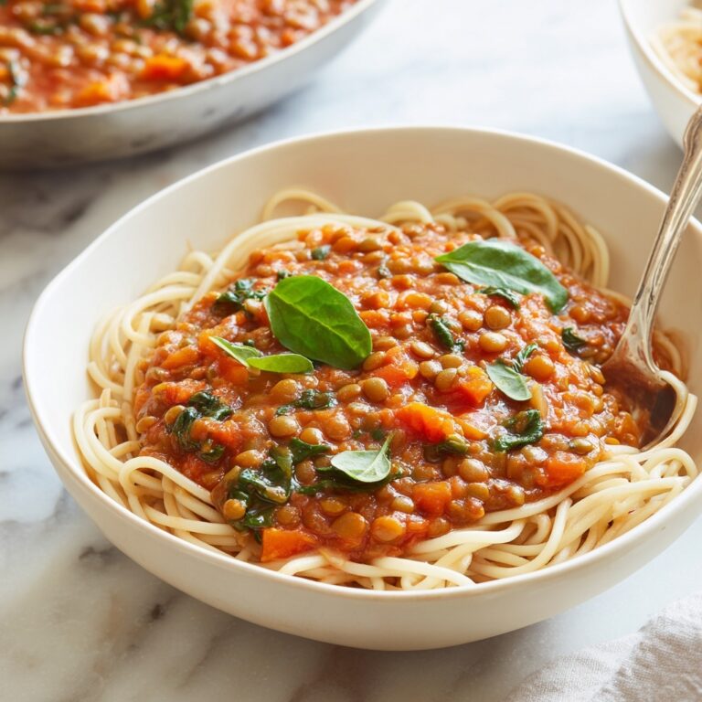 Red Lentil Pasta Sauce Recipe