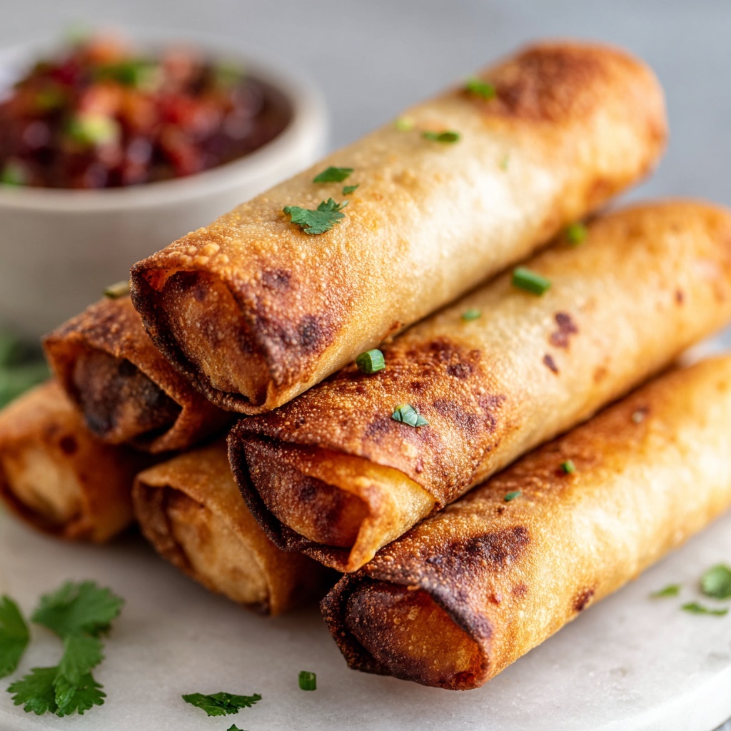 Homemade Chimichangas Recipe - Recipe Image