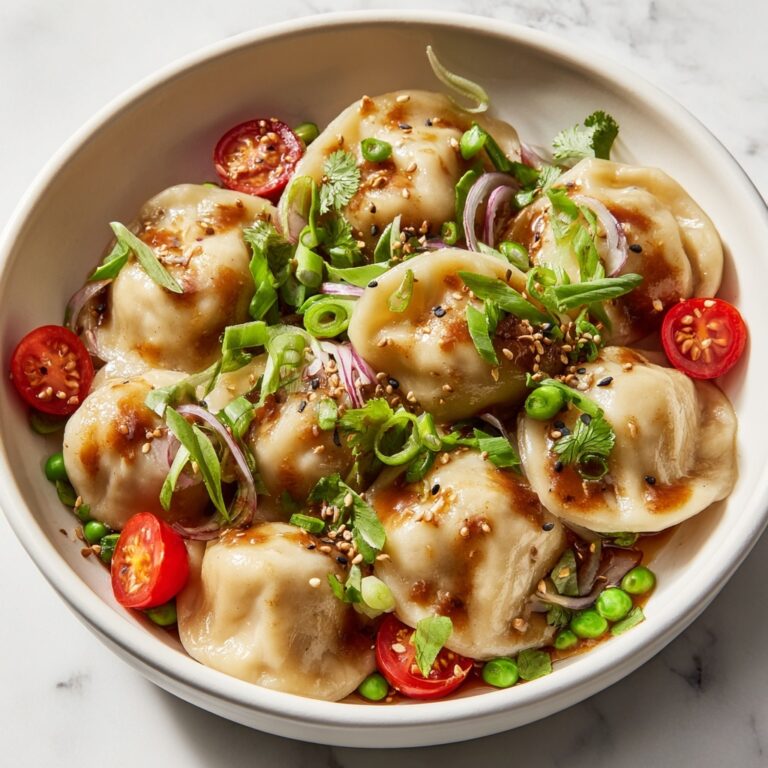 Viral Crispy Dumpling Salad Recipe