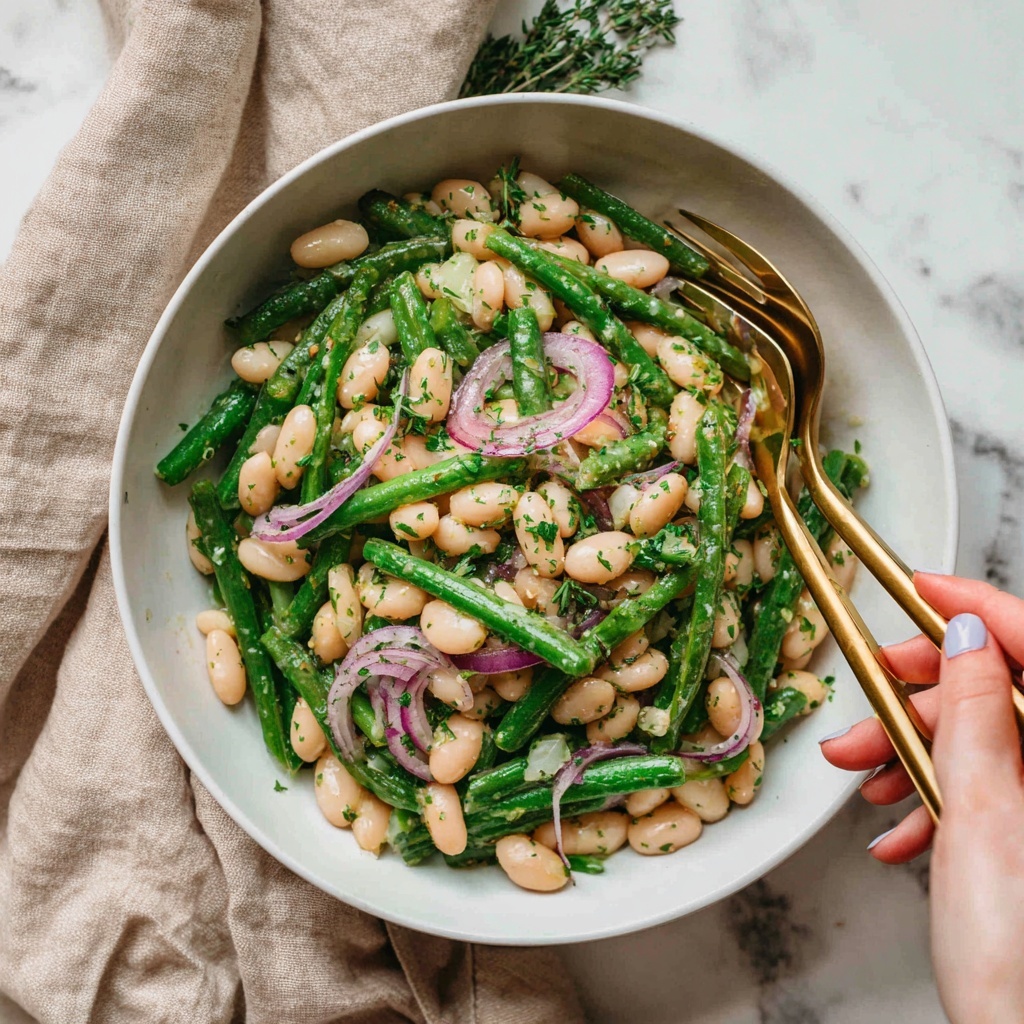 Marinated Cilantro Lime Bean Salad with Avocado Tostadas Recipe - Recipe Image