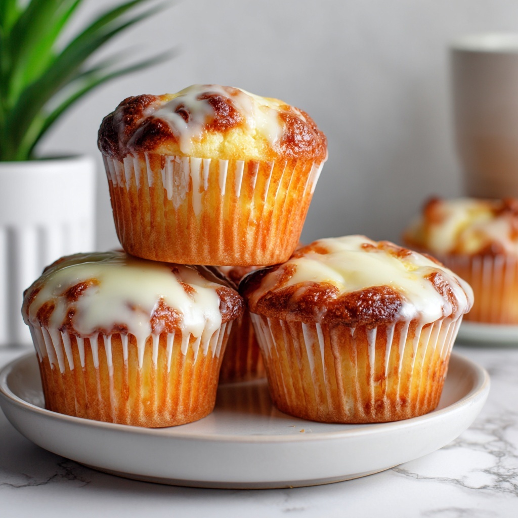 Fluffy Pumpkin Cream Cheese Swirl Muffins Recipe - Recipe Image