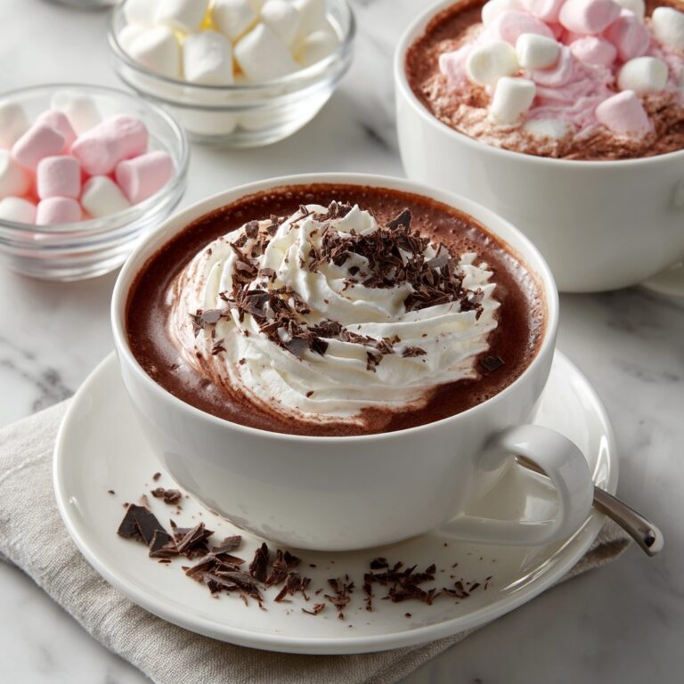 Rich Homemade Hot Chocolate Recipe