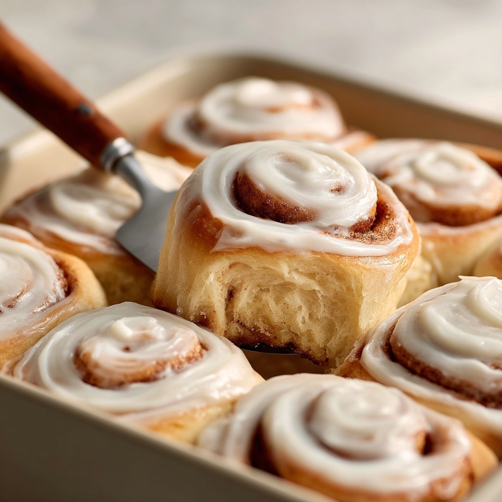 Homemade Cinnamon Rolls with Maple Cream Cheese Frosting Recipe - Recipe Image