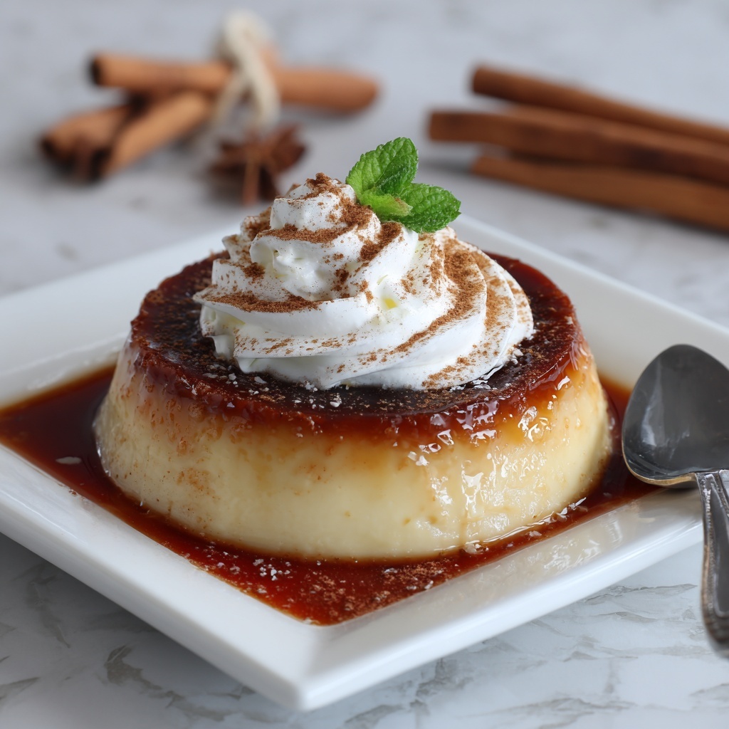 Pumpkin Caramel Custard Recipe - Recipe Image