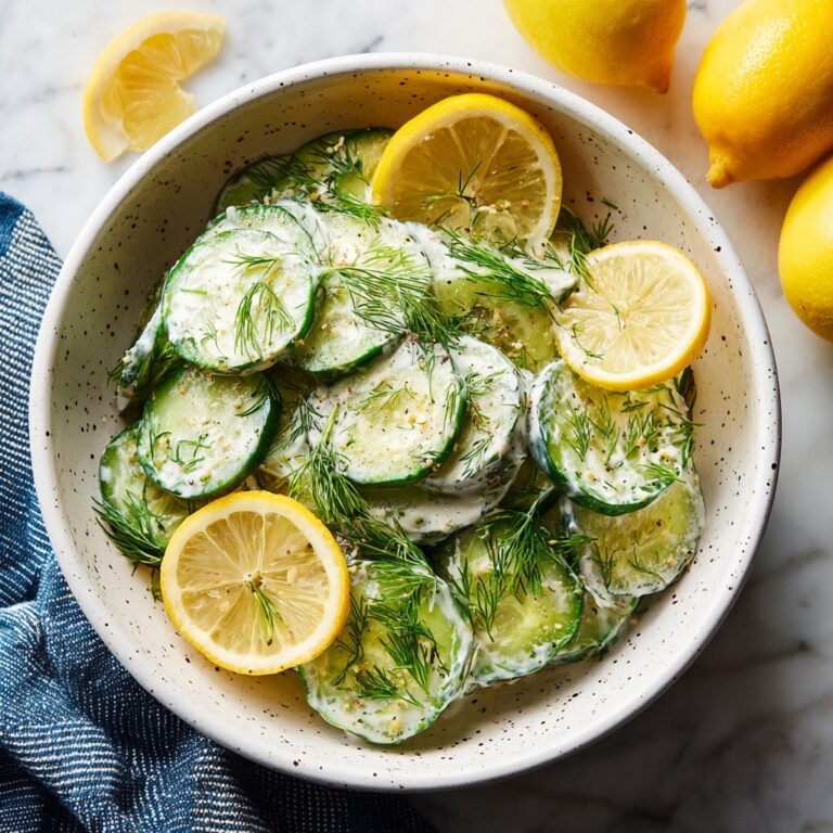 Cool and Creamy Tzatziki Cucumber Salad Recipe