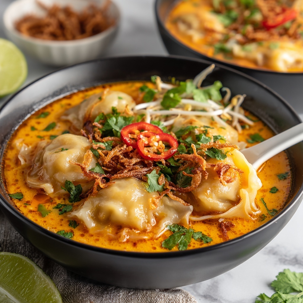 Quick Dumpling Laksa Recipe - Recipe Image