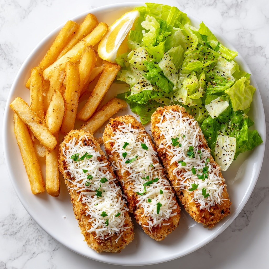 Baked Garlic Parmesan Chicken Tenders Recipe - Recipe Image