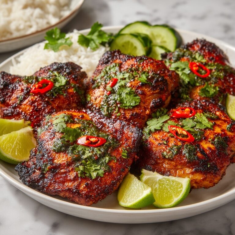 Thai Grilled Chicken (Gai Yang) with Coconut Rice and Thai Dipping Sauces Recipe