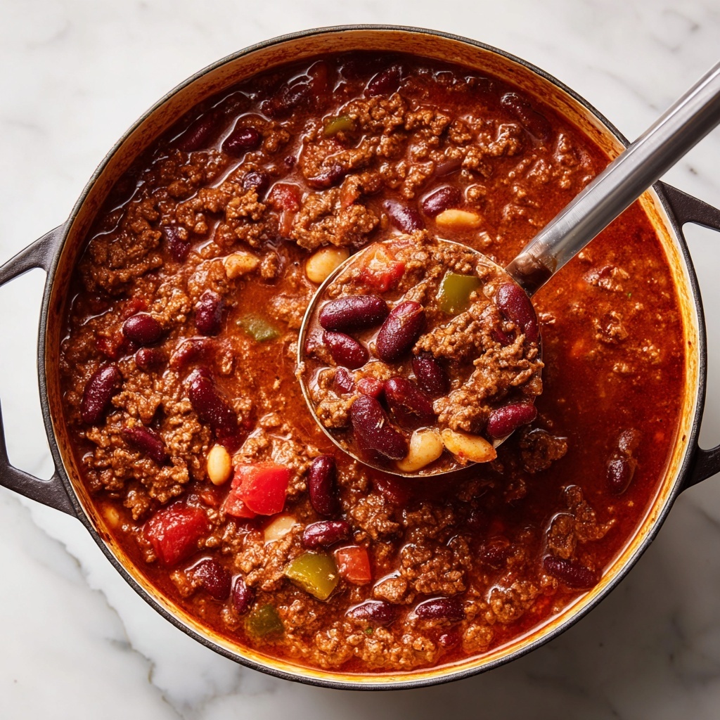 Slow Cooker Chili with Dark Chocolate Recipe - Recipe Image