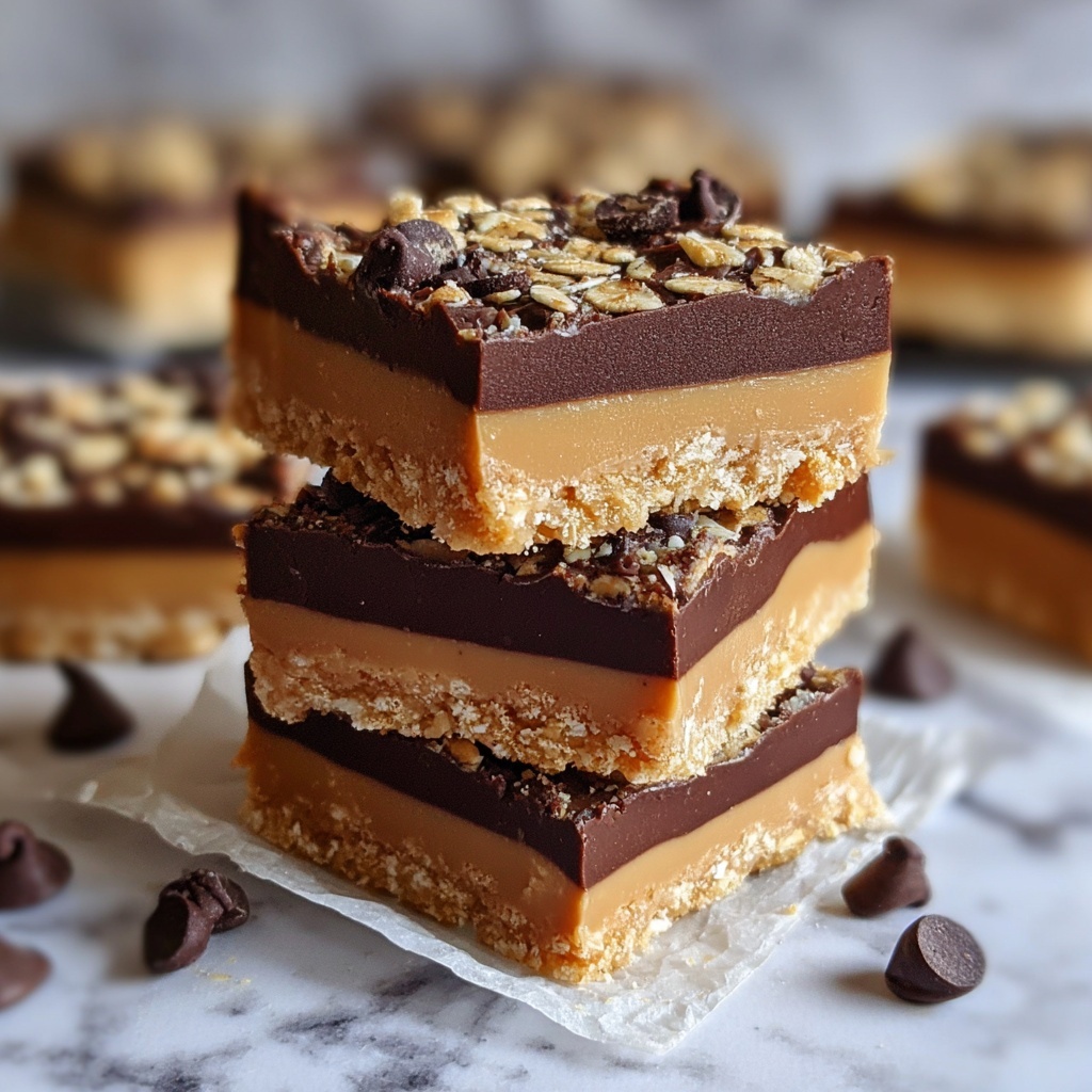 Oatmeal Fudge Bars Recipe - Recipe Image