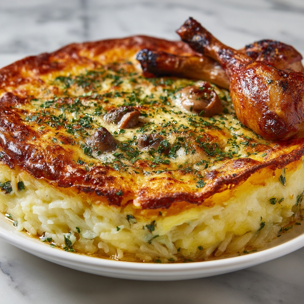 Chicken Maqluba – Middle Eastern Upside-Down Rice Recipe - Recipe Image