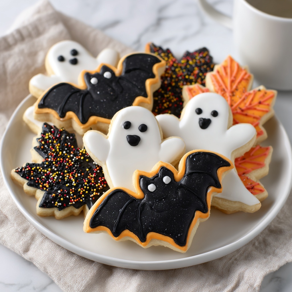 Halloween Royal Icing Cookies Recipe - Recipe Image
