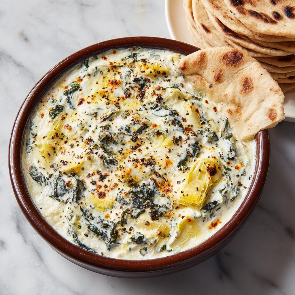 Creamy Spinach and Artichoke Dip Recipe - Recipe Image