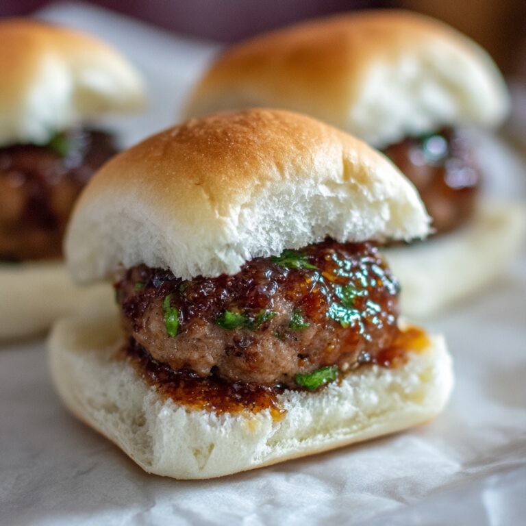 Meatball Sliders with Marinara and Mozzarella Recipe